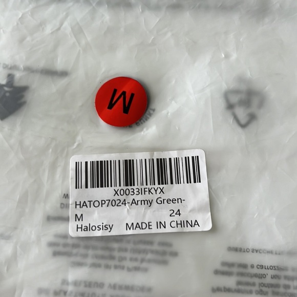 NWOT Bikini swimsuit Top Army Green Women’s medium - Picture 8 of 8